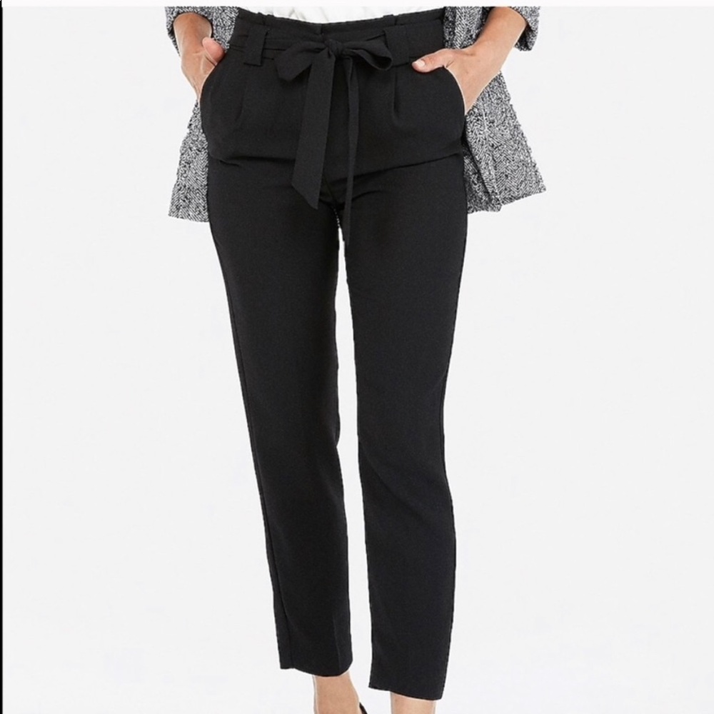 Express high waste paper bag pants